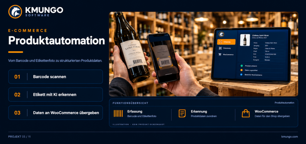 Produktautomation: Barcode- und Etikettenerfassung für automatisierte WooCommerce-Produktdaten